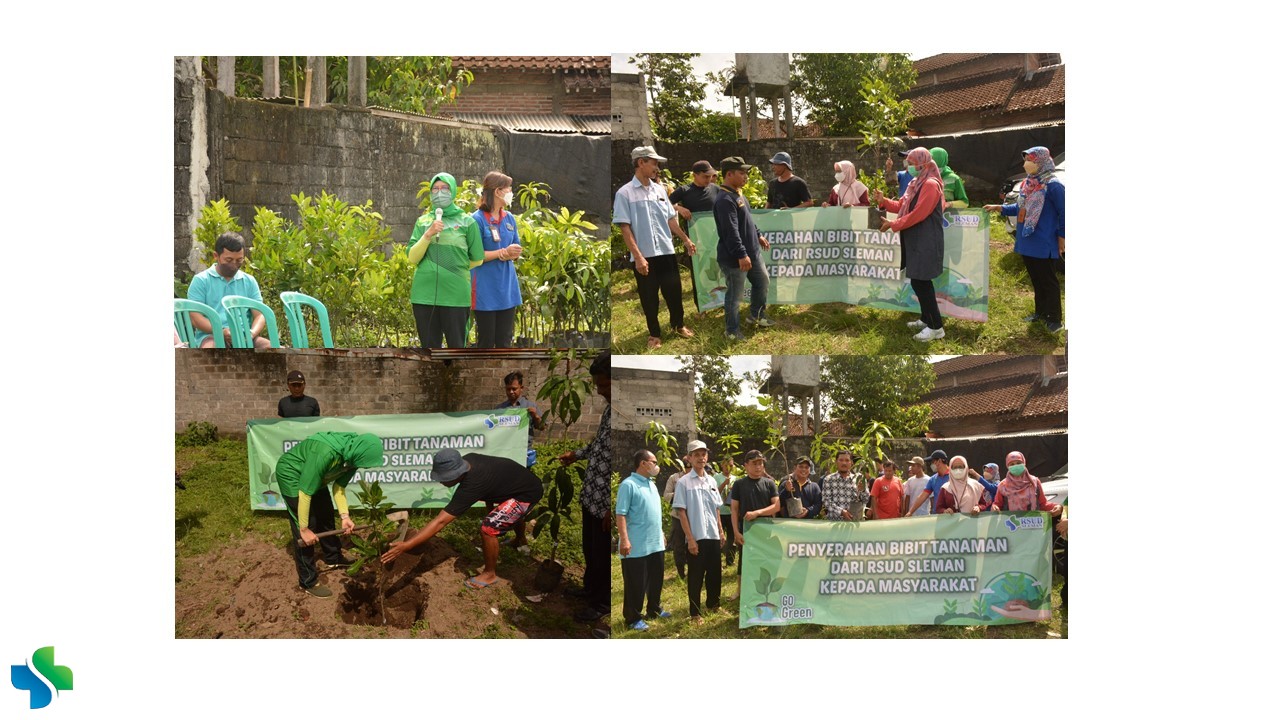 Peduli Lingkungan, RSUD Sleman Bagikan Bibit Tanaman Buah ke Masyarakat
